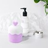 DOITOOL Face Wash Foam Maker Facial Foam Cup Whip Bubble Maker Foam Whip Maker Facial Skin Cleansing Care for Home Travel Purple