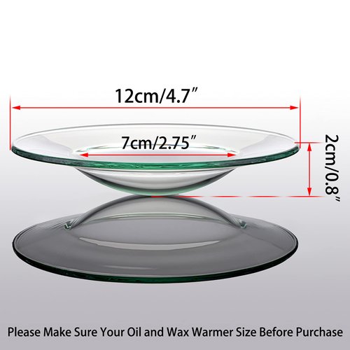 JUXYES Pack of 5 Oil Warmer Dish Replacement Wax Warmer Bowl Plate Wax Melter Replacement Dish for Aroma Therapy Lamp Electric Lamps Oil and Tart Warmers