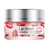 Lip Scrub, Exfoliator & Moisturizer, Lip Repair for Lush Soft Lips, Chapped Dry and Flaky Lips Treatment (Strawberry)