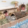 Niteangel Wooden Ladder Bridge, Hamster Mouse Rat Rodents Toy, Small Animal Chew Toy