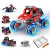 Apitor 8 in 1 STEM Kits for Kids Age 6-8, DIY Electronic Monster Truck Building Kit, STEM Toys for Boys Craft Projects 8-10, Build Robot DIY Activity for Ages 6 7 8 9 10 11 12 + Years