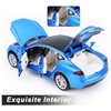 SASBSC Toy Cars Model S Die Cast Metal Model Cars with Door Open Light and Sound Pull Back Car Toys for Boys and Girls 3-12 Years Old