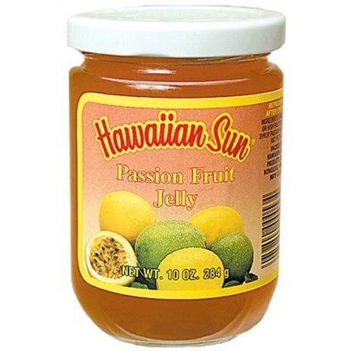 Hawaiian Sun Passion Fruit Jelly, 10-Ounce Jars (Pack of 4) by Hawaiian Sun [Foods]