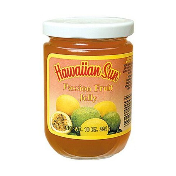 Hawaiian Sun Passion Fruit Jelly, 10-Ounce Jars (Pack of 4) by Hawaiian Sun [Foods]
