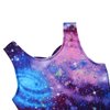 JESKIDS Leotards for Girls Gymnastics with Shorts Dance Biketards Tumbling Matching Hair Scrunchie Cosmic 10-11 Years