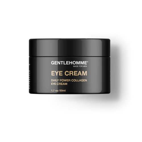 Gentlehomme Collagen & Caffeine Eye Cream for Men with Hyaluronic Acid - Day & Night Firming Under Eye Cream 1.7oz