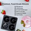 DRINKSPLINKS Ice Cube Tray Letter C Premium Silicone Mold Freezer Tray & Oven-Safe Meal Prep Container | Ice For Cocktails & Water Bottles | Meal Prep, Save Ingredients, Baby Food | Bartender Ice