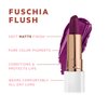 Flower Beauty Petal Pout Lipstick - Cruelty Free - Nourishing & Highly Pigmented Lip Color with Antioxidants (Fuchsia Flush - Matte)