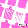 Whats Up Nails - Balloons Nail Stencils Stickers Vinyls for Nail Art Design (2 Sheets, 40 Stencils Total)