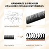 ABONNIE Classic Lash Extensions, Premium Cashmere Individual Lash Extensions, 0.05 Thickness C Curl Lash Extensions, 11mm Lash Tray, Semi Permanent Eyelashes, Professional Salon Use(11mm, 0.05-C)