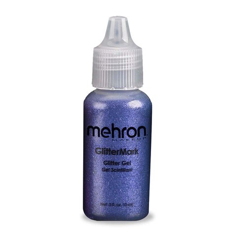 Mehron Makeup GlitterMark Glitter Gel (.5oz) (Purple)