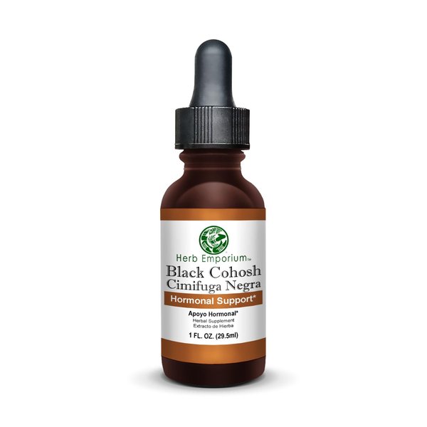 Herb Emporium Black Cohosh Root Extract 1fl. oz. (29.5 ml) Herbal Supplement Hormonal Support (Pack of 1)