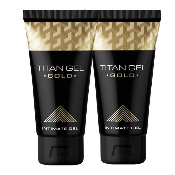 Titan Gel GOLD Combo Pack 2x50ml. VIP Formula Special Gel for Men