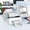 PONNOR Label Holder, Thermal Shipping Label Holder for Rolls and Fan-Fold Labels, Desktop Label Printer Accessory for Office, Home