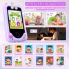 Kids Phone for Girls,Christmas Birthday Gifts for 3 4 5 6 7 8 Years Old Girls,Touchscreen Learning Toys for Girls Age 3-11 with Dual Camera