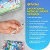 PetTest U-40 Pet Insulin Syringes With Needles - Comfortable Thin 31 Gauge Needles - For Cats & Dogs - Pets Diabetic Supplies - 100 Pack - Thinnest 31G, 5/16" long needle, 1/2cc (0.5cc) Volume
