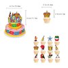 30PCs Mexico party decorations mexican theme Mexico Cake cup topper for birthday party Supplies