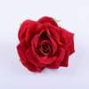 6Pcs U-Shape Red Rose Hair Clip Womens Bridal Flower Hair Pins Hair Accessories for Wedding Birthday Dance