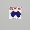 Set of 7 Purple & Orange Felt Bows Alligator Clip or French Barrette (Alligator Clip Right)