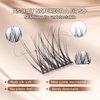Ehszm Beauty Upgraded,Wispy Lash Clusters 14mm D Curl Only,Eyelash Clusters Natural,Ultra-Soft Individual Lashes,Empowered by New Softening Factor.No Plastic Feel,New Comfort - Radiant Style