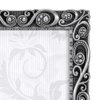 Malden International Designs Morgan Pewter Metal Picture Frame, 4x6, Silver
