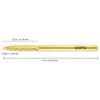 PANA 3/32" Cuticle Clean Nail Carbide Bit for Professional, Nail Salon, Nail Trimmer, Under Nail Cleaner, Electric Drill Machine, Manicure Tools (Gold-UNC, Extra Fine)