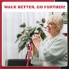 BigAlex Folding Walking Cane with LED Light,Pivoting Quad Base,Adjustable Walking Stick with Carrying Bag for Men/Women