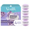 Gillette Venus ComfortGlide Freesia Women's Razor Refills, 4 Refills