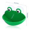 Pensino Frog Habitat Frog Dish Holder with Suction Cups, Cute Frog Terrarium Decor Fish Tank Decoration for Tree Frog Toad Tadpole (1 Pack)