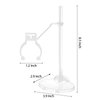 Nicunom 40 Pcs Doll Stand Display Holder, Transparent Stand Support for Dolls and Action Figures, Adjustable Doll Holder Mini Doll Display Stand for 11" to 13" Dolls Accessories