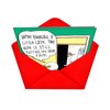 Box Set of 12 Face On Christmas Humor Card
