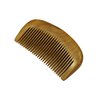 Beard Comb, Moustache Comb, Medium Tooth Comb, Handmade Green Sandalwood Hair Comb - WC073 by Ricocoinc