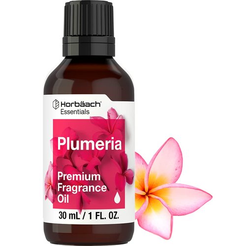 Plumeria Fragrance Oil | 1 fl oz (30ml) | Premium Grade | for Diffusers, Candle and Soap Making, DIY Projects & More | by Horbaach