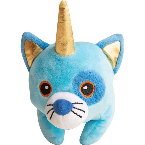Health Extension SNUG AROOZ Cute Kat The Caticorn Stuffed Animals for Dogs, Cool Puppy Toys, Tough & Durable Soft Squeaky for Chewers, for Pet - (10 inches, Blue)