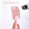 The Detangling Brush, Dry and Wet Hair Brush Detangler for All Hair Types, Great for Men, Women, Boys and Girls, Pink.