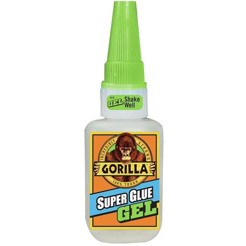 Gorilla Super Glue Gel, 15 Gram, Clear, (Pack of 6)
