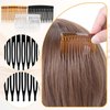 Molain 9 Pcs 14 Teeth Hair Side Comb Transparent Twist French Vintage Style Hair Clips Pins Accessories for Women Girls Bridal Wedding Veil French Side Hair Comb Hair Styling Comb