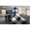 VAKADO Dark Blue White 20x20 inch Decorative Throw Pillow Covers Farmhouse Retro Buffalo Plaid Checkered Cushion Cases Home Décor Set of 2 for Couch Sofa Patio Outdoor