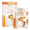 Clear Beauty Vitamin C and Collagen Sheet Face Mask - Diminishes Fine Lines & Wrinkles, Lifts & Hydrates Skin, Brightening Sheet Mask - Cruelty Free Korean Skin Care For All Skin Types