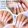 AIMEILI Soak Off Spring Summer Gel Polish Easter Pastel Pink Yellow Blue Purple Gel Nail Polish Easter Decorations Nail Art Color Set Of 12pcs X 8ml - Kit Set 9