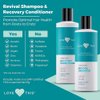 Love This – All Natural Shampoo and Conditioner Set Sulfate Free with Shea Butter, Keratin, Argan, Biotin and Zinc for Hair Growth and Thinning in Peppermint Scent | 32 Ounce (Oz)
