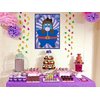 jkhycf Chocolate Factory Party Decorations Pin The Gum on the Violet Pin Game for Kids Candyland Birthday Party Decorations Halloween Cosplay Party Games for Kids