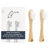 Better & Better Bamboo Sonic Toothbrush Replacement Heads | Replaceable Bamboo Sonic Brush Heads w/Soft, Plant-Based Bristles for High-Polish, Gentle Clean | Whitens Surface Stains & Removes Plaque