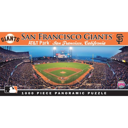 MasterPieces MLB San Francisco Giants Stadium Panoramic Jigsaw Puzzle, AT&T Park, 1000 Pieces