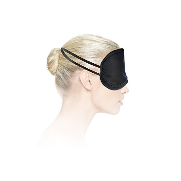 Dream Essentials Snooz Silky Soft Sleep Mask Value Pack 4 Eye Masks - Black (4 Pack)