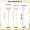 AOZUO 15 Pcs Pearl Bobby Pins, Gold Pearl Hair Pins Elegant Pearl Hairpins in 3 Size Wedding Hair Clip Barrettes Hair Accessories for Brides Bridesmaid Women Girls