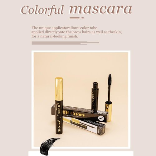 Updated Colored Mascara Set,6 Colors Mascara Waterproof Fast Dry Eyelashes Curling Voluminous Eyelashes False Lash Effect Mascara No Flaking No Clumping Voluminous Makeup Lash Mascara