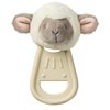 Mary Meyer Teething Toys Simply Silicone Teether with Soft Toy, 6-Inches, Lamb