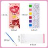 Valentines Day Gifts for Kids 36 PCS Valentines Cards Classroom with Painting Craft Kit Paint with Water Colors Book for Toddlers Boys Girls Valentine Exchange Gift Shool Prizes Classroom Party Favors