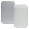 Satin Bassinet Sheet 2 Pack Ultra Soft Silk Compatible with Mika Micky Bedside Sleeper Fits Perfectly on 19 x 32 Inch Bed Side Sleeper Mattress Pad Protect for Baby Hair and Skin Grey White